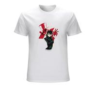 Khian SOON Tribes And Winks To Tin-Tin Short Sleeves Men's Round Neck T-Shirt White 3XL