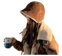 KHIronHive Cappello invernale in camoscio foderato in pile caldo | Peluche per interni Sherpa, eccellente isolamento, blocca il vento gelido, tocco accogliente e delicato sulla pelle