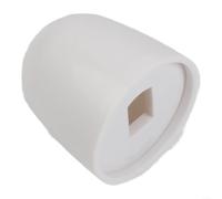 KHIronHive Copribulloni rotondi bianchi per WC con rondelle, vite in plastica a scatto per nascondersi in modo sicuro, kit di accessori per il bagno di facile installazione, confezione da 4/8/16 (4)