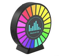KHIronHive Dispositivo elettronico del sensore di rumore di vibrazione per l'indagine paranormale per la caccia allo spirito con la luce del pickup RGB 2K-HD attivata dalla voce (C)