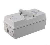 KHIronHive Interruttore di disconnessione a 3 poli 35A 110-440V IP56 Isolatore impermeabile con contatti d'argento per agricoltura industriale solare uso esterno scatola interruttore ABS bianco