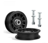 KHIronHive Kit puleggia folle per parti di tosaerba per 194327 532194327 280-6630 194326, set di pulegge di ricambio nero ad alta resistenza per giardino per apparecchiature elettriche esterne