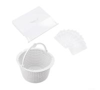 KHIronHive Kit skimmer per piscina ForHayward SP1091LX e SP1091WM, include cestino SPX1091C, porta Weir SPX1091K1 e sacchetti filtro per una raccolta efficiente dei detriti