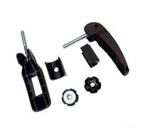 KHIronHive Mountfield, leve di sicurezza in plastica nera per fissaggio sicuro della maniglia, accessori da giardino, set di pezzi di ricambio