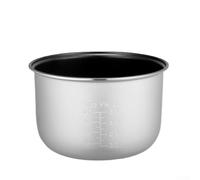 KHIronHive Pentola interna antiaderente in lega di ricambio per pentola per riso con bilancia di misurazione della capacità, per cucinare in modo versatile come riso, zuppe, stufati e torte, design