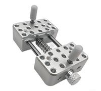 KHIronHive Per Mini Trapano Pressa Morsa Da Tavolo Ganasce Regolabile 6061 Lega di Alluminio 70X50mm Compatto Per Gioielli Fai Da Te Guarda Riparazione Artigianato Intaglio Strumento Costruzione