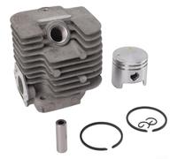 KHIronHive Rivestimento cilindrico da 32 mm per kit pistone, tosaerba in lega di alluminio e tagliasiepi, ricambio accessorio per motore, design leggero a dissipazione del calore, per modelli