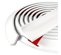 KHIronHive Striscia impermeabile flessibile per cucina e bagno, guarnizione autoserrante per controsoffitto e bordi del lavandino doccia soglia diga 2 cm x 1,2 cm x 1 m design pieghevole multicolore