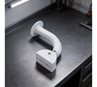 KHIronHive Supporto per telecamera di sicurezza Staffa da soffitto in lega di alluminio con rotazione di 180 gradi per telecamere a cupola IP CCTV Supporto a forma di T per interni ed esterni Supporto