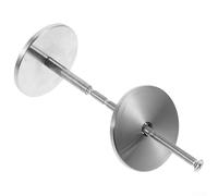 KHIronHive Tappo di copertura per foro della porta in acciaio inox per protezione della serratura della porta anteriore e piastra decorativa, piastra di riempimento rotonda antiruggine per parti di