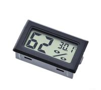 KHIronHive Termoigrometro digitale Misuratore di temperatura e umidità accurato Display LCD trasparente Monitor interno portatile compatto 48X28.6x15.2mm Facile installazione Ampia gamma da -50 a 70
