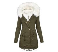 KHIRVWL Felpa Pile Donna Con Zip e Cappuccio Comode Giacca Leggera da Montagna di Grandi Dimensioni Con Cerniera in Lana Leggera in Micropile Lunga Oversize da Trekking