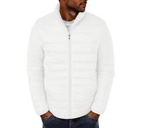 KHIRVWL Giubbotto Leggero Uomo Invernale Piumino Uomo 100 Grammi Giacca Caldo Casual Tinta Unita Giubbotto Comodo Trapuntato Cappotto Trekking Antivento Piumino per Quotidiano Lavoro Scuola Moto