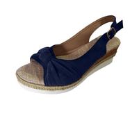 KHIRVWL Sandali Donna Estive Estive Eleganti Sandali, con Punta Aperta Scarpe Lavabili Sandalo Sportivo Scarpe con Zeppa, Antiscivolo con Punta Aperta Per il Tempo Libero Dopo Spiaggia