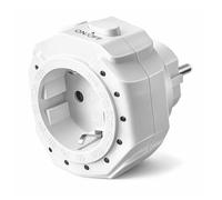 KHIYQILO Timer Presa Programmabile - 12 Impostazioni di Conto alla Rovescia, 3680W 16A, con Spia Luminosa, Spegnimento Automatico, Presa con Timer per Interni
