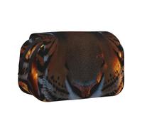 Khkbnb Astuccio grande con scritta "The anger of the tigre", astuccio per matite, cancelleria, trousse per cosmetici, forniture per ufficio