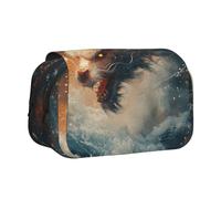 Khkbnb Dragon's Anger - Astuccio portamatite, organizer per cancelleria, trousse per cosmetici, forniture per ufficio