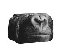 Khkbnb Melancholic Gorilla - Astuccio grande per matite, matite, cancelleria, cosmetici, forniture per ufficio