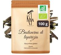 Khla - Liquirizia in Bastoncini Bio 100 g - Da Infusare o da Masticare - Tisana, Infusione - Cucina & Pasticceria - Naturalmente Dolce & Legnosa - Alito Fresco & Saziante Naturale - Origine Egitto