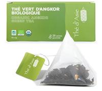 Khla - Tè verde Angkor biologico - 20 bustine di tè a piramide