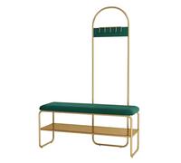 KHLMSRXJ Appendiabiti da Ingresso con Panca portascarpe, Panca da Ingresso con attaccapanni, Appendiabiti da Ingresso con Panca e scarpiera, Panca da Ingresso con 5 Ganci, Appendiabiti per