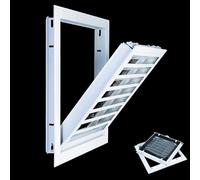 KHLMSRXJ Pannello di sfiato/Accesso con griglia di Copertura, filtri Decorativi Rimovibili, sportello di Servizio per ispezione a Parete e soffitto (50x55 cm/19,7x21,7 Pollici)