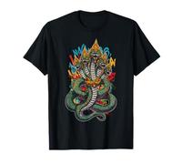 Khmer Snake Naga Art Angkor Wat Cambogia Mito Maglietta