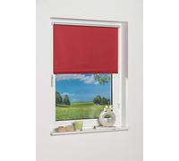 Khome Tenda Oscurante avvolgibile, Poliestere, Colore: Rosso, 150 x 80 cm
