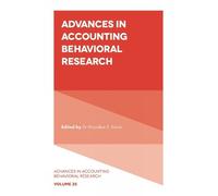 Khondkar E. Karim Advances in Accounting Behavioral Research (Copertina rigida)