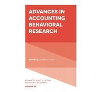 Khondkar E. Karim Advances in Accounting Behavioral Research (Copertina rigida)