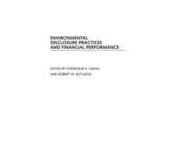 Khondkar Karim Environmental Disclosure Practices and Financi (Copertina rigida)