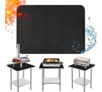 Khongoo Griglia per Grill A Gas 60 x 80 cm - 0.6 mm, Facile da Pulire - Nero - 1 Pezzo