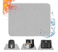 Khongoo Tappetino Ignifugo per Friggitrice ad Aria, 30x45cm, Grigio