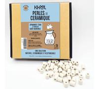 KHOOL | 50 +1 Perle di ceramica EM* naturali | Filtro acqua rubinetto e caraffa filtrante | Migliora il gusto dell’acqua | Anticalcare naturale | Utilizzabili in lavatrice o lavastoviglie | 10 mm