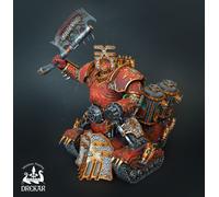 Khorne Lord of Skulls chaos space marines warhammer 40K COMMISSIONE dipinto