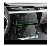 Khqdnh Car Navigation Pellicola Protettiva Per E-tron 2018-2021 Pellicola Protettiva Per Schermo LCD In Vetro Temperato Adesivo Per Auto Gps Navigtion Cruscotto Guard(Navigation glass)