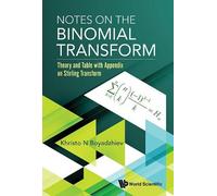 Khristo N Boyad Notes On The Binomial Transform: Theory And T (Copertina rigida)