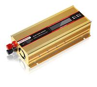 KHRKHHXLA 1500 W 2000 W Inverter da 12 V/24 V a AC 110 V/240 V, Display digitale, porte di ricarica USB, presa accendisigari da 12 V a 110 V - 1500 W(2000 W,12Vto110V)