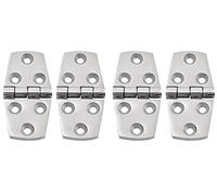 KHRKHHXLA 2/4PCS Acciaio Inossidabile 316 Hardware Marino Cerniera for Porta Cerniera for Barca Yacht RV- Dimensioni: 76mm x 40mm Fermo