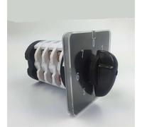 KHRKHHXLA Commutatore a camme Rotante 0-7 Posizioni 50A Selettore di commutazione Universale a Quattro Poli Contatto in Argento YMZ12-50/4