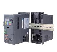 KHRKHHXLA Convertitore di frequenza variabile VFD 220V 380V da 0,4/0,75/1,5/2,2/3 kW, monofase, trifase, trifase, Inverter, regolatore di velocità del Motore vettoriale(0.4KW,3ph380V-3ph380V)
