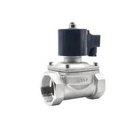 KHRKHHXLA Elettrovalvola for Acqua normalmente Chiusa in Acciaio Inossidabile da 1-1/2" 24 V 110 V Guarnizione NBR 1 pz(120vac,BSP)