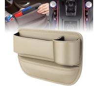 Naneug Car Leather Cup Holder Gap Bag,Car Seat Storage Box With Cup Holder,Azemov Car Seat Storage,Naneug Car Cup Holder Gap Bag,Naneug Leather Car Seat Storage Box