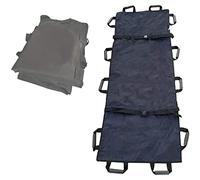 KHSASDDC Barella Morbida Pieghevole, Tavole Sollevatori Pazienti Barella Di Emergenza Portatile, Pronto Soccorso Domestico Con 12 Maniglie, Tessuto Addensato Resistente Allo Strappo, 180 * 70 cm