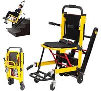 KHSASDDC Sedia a rotelle per scale a gattoni, ascensore elettrico per scale a rotelle, sedia a rotelle leggera pieghevole per anziani, carico 353lb