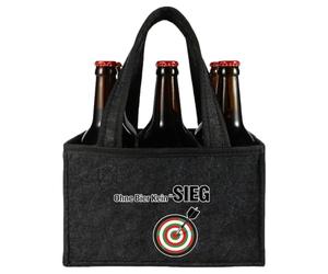 KHstylehoo Regali divertenti per uomini di compleanno, senza birra, senza vittoria, regalo di compleanno, regalo di birra per uomini, borsa da uomo per birra, borsa per bottiglie 6 bottiglie