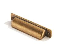 khtumeware Confezione da 10 pomelli per cassetti da 7,6 cm, in ottone anticato, per armadietti da cucina, maniglie per cassetti, foro centrale da 7,6 cm