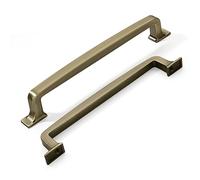 khtumeware Confezione da 6 maniglie per armadietti da 15,6 cm, in ottone anticato spazzolato e maniglie per cassetti