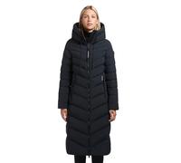 khujo Cappotto invernale caldo da donna, giacca invernale lunga con cappuccio regolabile Stoane2, XS-XXL, Port Blue, S