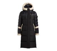khujo Cappotto invernale lungo Desna2 donna – parka caldo con peluche e coulisse in vita – Nero L